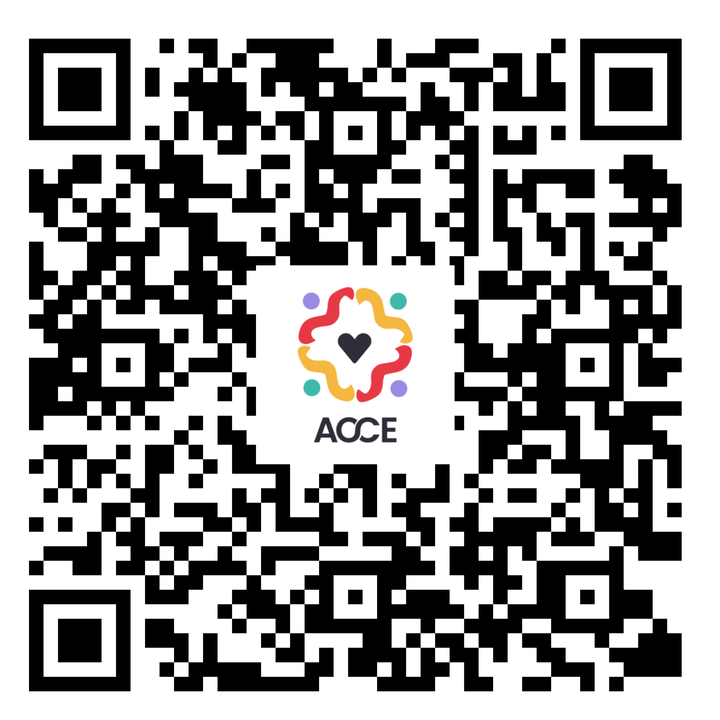 QR code that opens the ACCE PayPal donation page