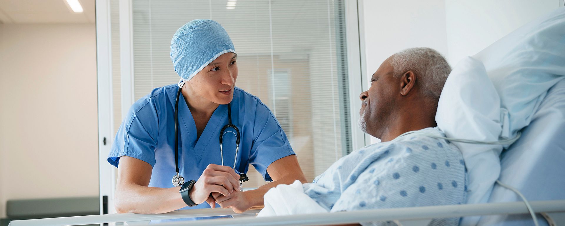 Patients and providers at a community hospital